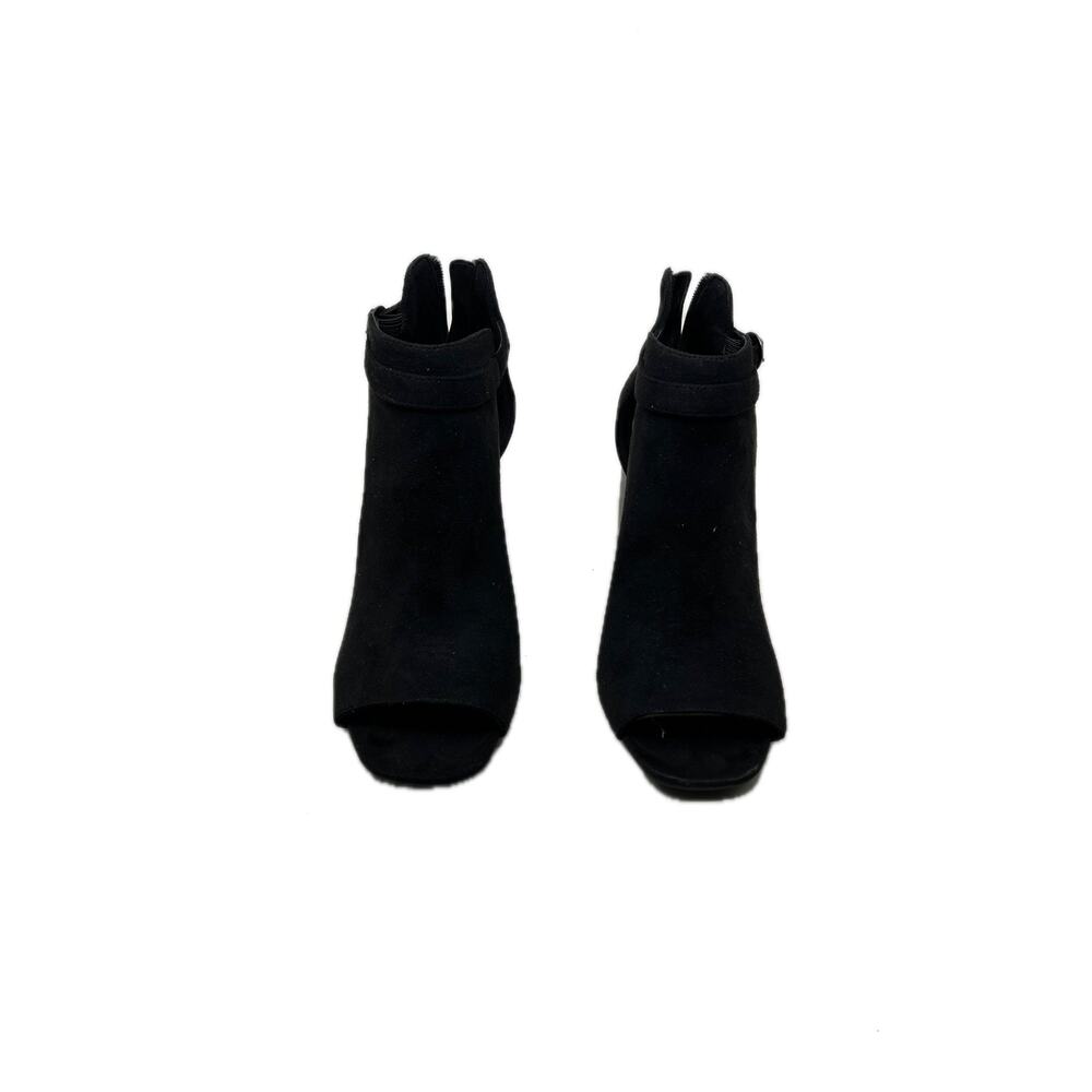 A New Day black ankle-strap block-heel sandals womans 8.5